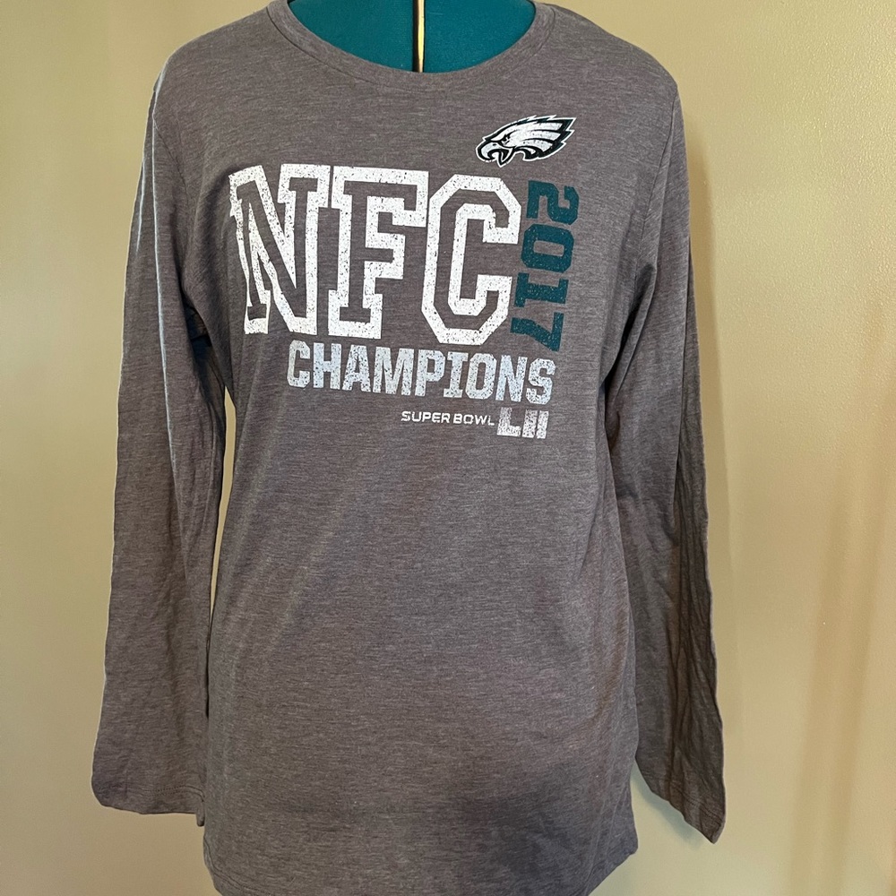 Philadelphia Eagles 2017 NFC Champions Long Sleeve T Shirt
